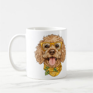 Mug Lunettes de soleil pour chien Goldendoodle mignon 