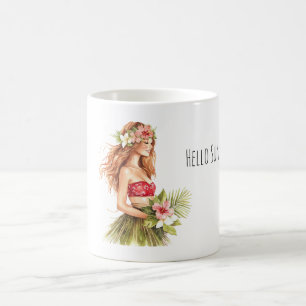 Mug Lunettes de soleil tropicales à l'ananas