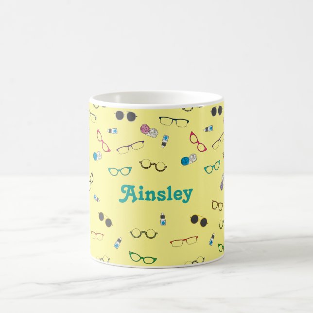 Mug Lunettes et lentilles de contact (Centre)