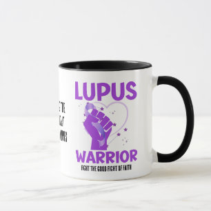 Mug LUPUS WARRIOR Purple Personnalisé Sensibilisation