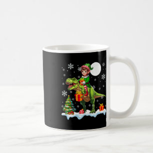 Mug Lutin à cheval sur un T-rex Arbre de Noël Lumières