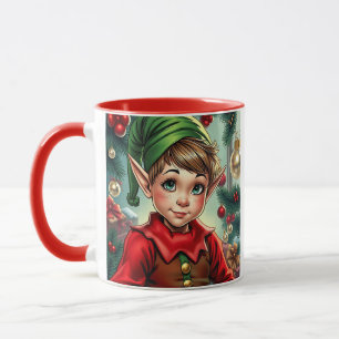 Mug Lutine de dessin animé fantaisiste   Noël personna