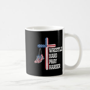 Mug Lutte chrétienne des jeunes Lutte dure Prie plus f