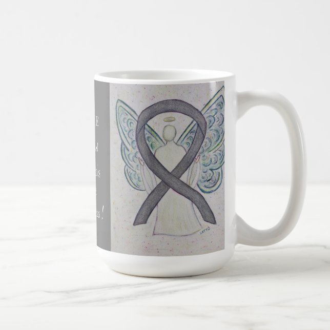 Mug Lutte contre la maladie de Parkinson Ruban Angel M (Droite)