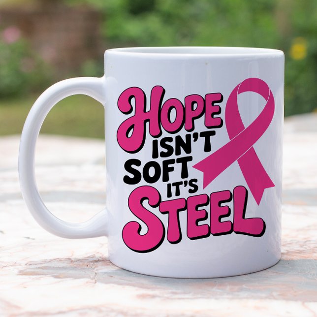 Mug Lutte contre le cancer du sein Survivant du guerri (Créateur téléchargé)