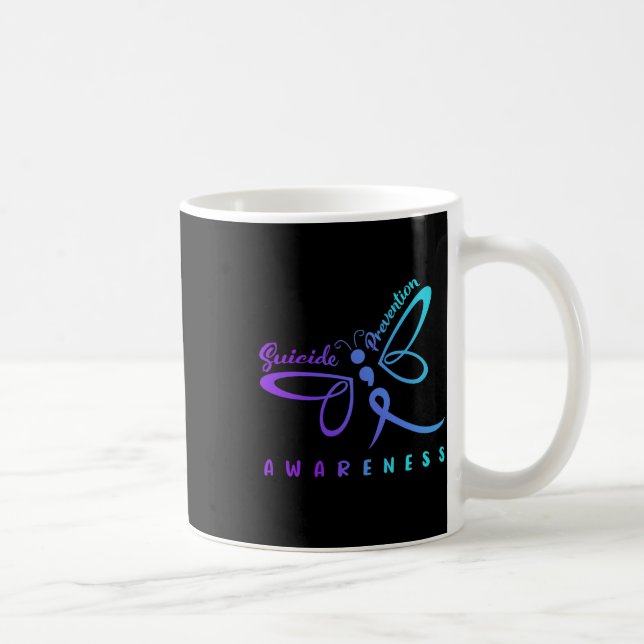 Mug Lutte Contre Le Suicide De La libellule Rose Et Le (Droite)