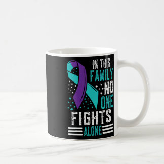 Mug Lutte Contre Le Suicide Ribbo Turquoise Et Violet