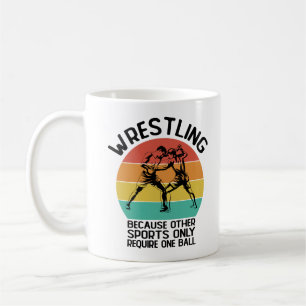 Mug Lutte Parce Que D'Autres Sports Luttent Wresler