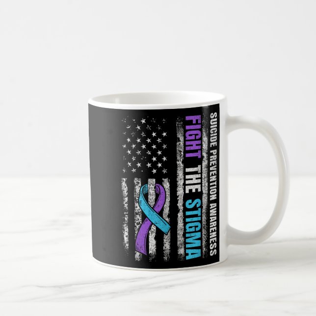 Mug Lutter contre la stigmatisation et le drapeau amér (Droite)