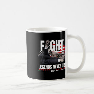 Mug Lutter contre les légendes ne meurt jamais Trump 2