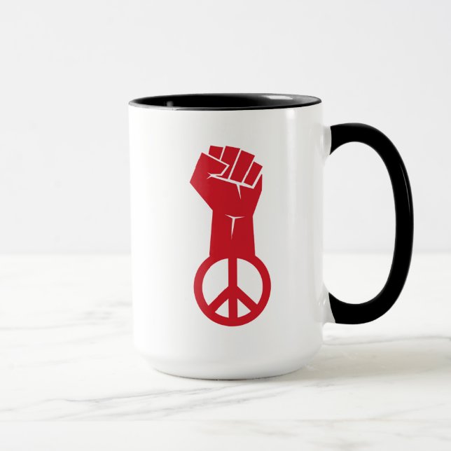 Mug Lutter pour la paix (Droite)