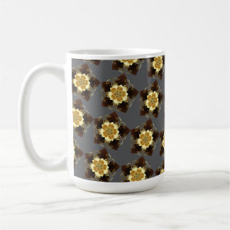 Mug Luxury Golden Floral Mandala Ornamental Design