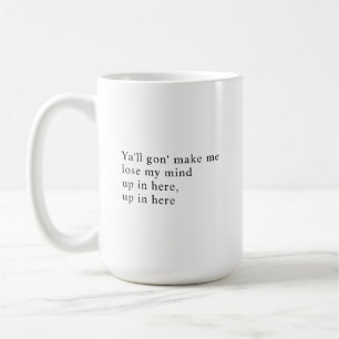 Mug lyrique DMX des années 90 - Party Up (Up in He