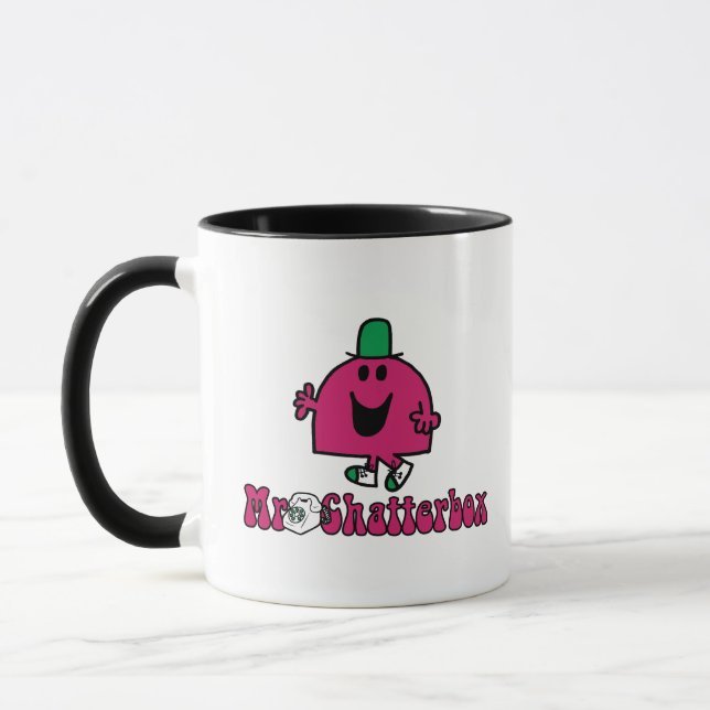 Mug M. Chatterbox Logo et téléphone (Gauche)