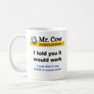 Mug M. Cow mug. Je vous ai dit que ça marcherait.