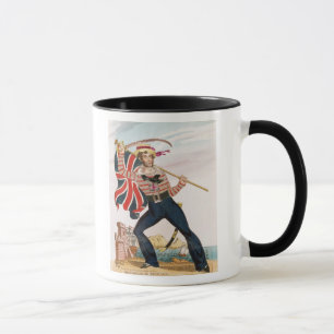 Mug M.E.F. Saville en tant que 'Union Jack
