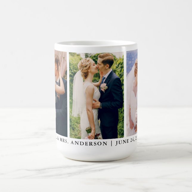 Mug M. et Mme 3 Mariée photo et Mariage de chambre Gra (Centre)