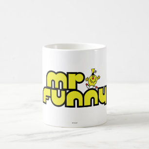 Mug M. Funny   Lettres jaunes