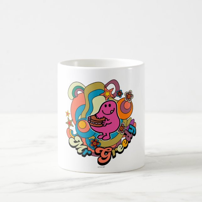Mug M. Greedy | Flèches et étoiles colorées (Centre)