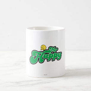 Mug M. Happy Glissant Vers Le Bas Vert