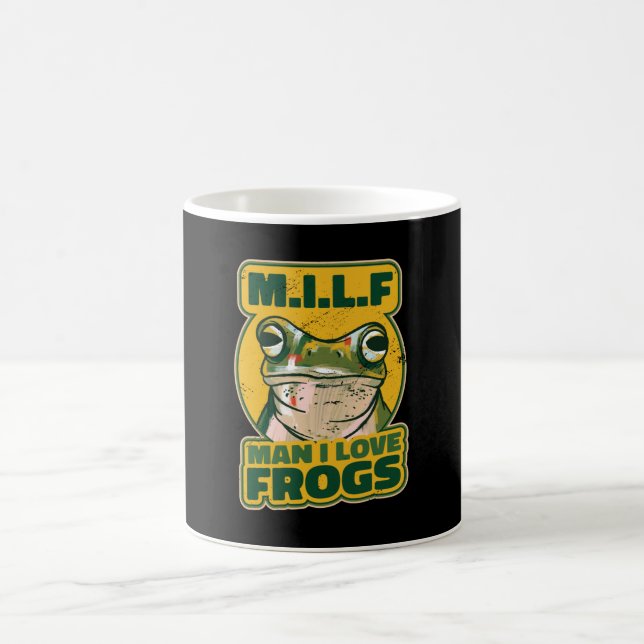 Mug M.I.L.F Homme, j'aime les grenouilles (Centre)