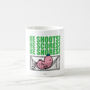 Mug M. Lazy Napping Dans Un But De Football