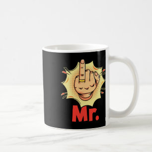 Mug M. - Mariage de mariage de lune de miel de Doigt d
