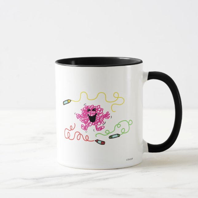 Mug M. Messy Joue Avec Des Crayons (Droite)
