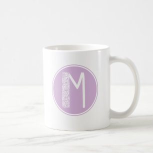 Mug M Monogramme floral initial