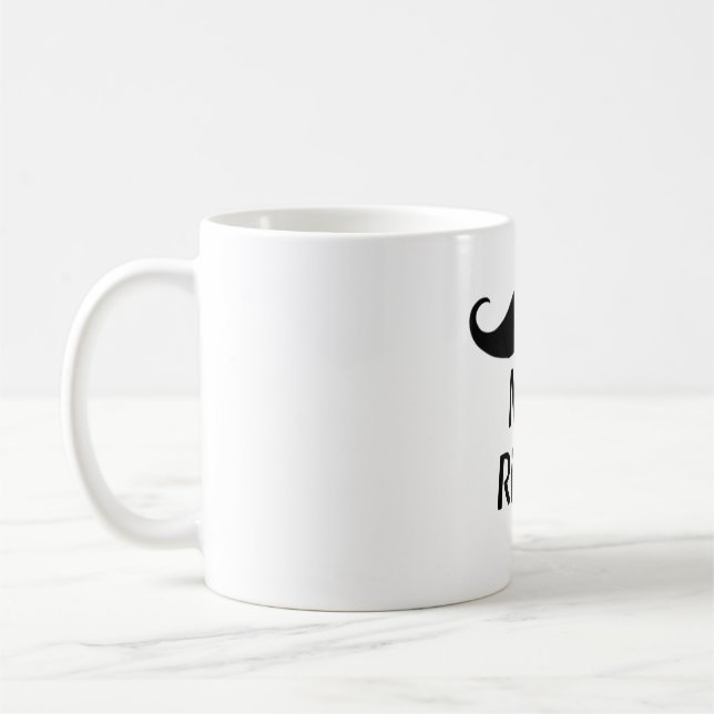 Mug M. Right Mustache Fun Matching Couple (Gauche)