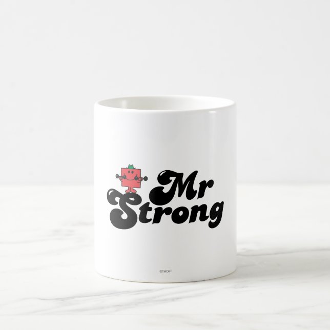 Mug M. Strong | Poids et lettres bulles (Centre)