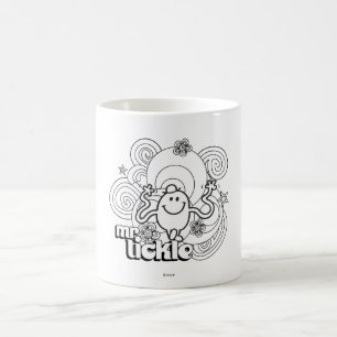 Mug M. Tickle   Black & White Swirls & Stars
