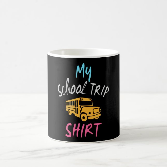 Mug Ma chemise de voyage à l'école (Centre)