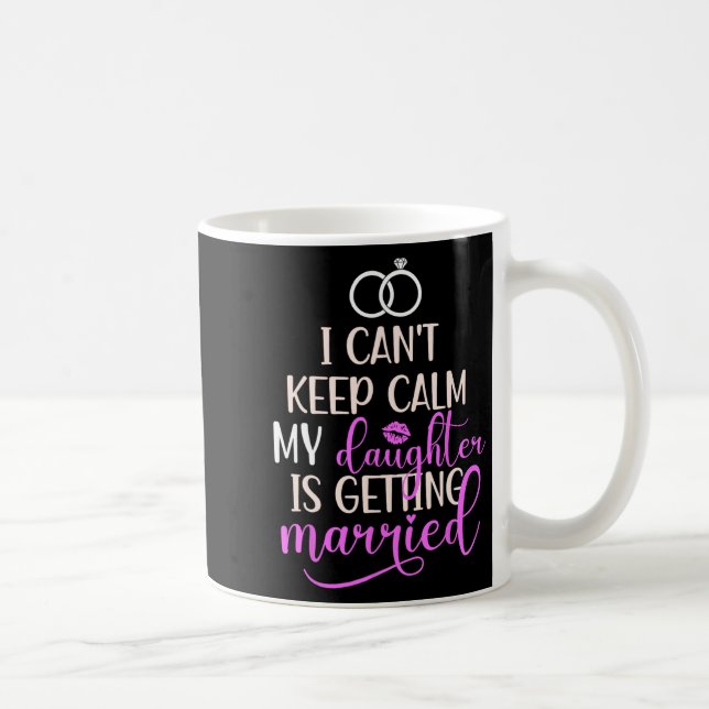 Mug Ma fille se marie, mère de la mariée (Droite)