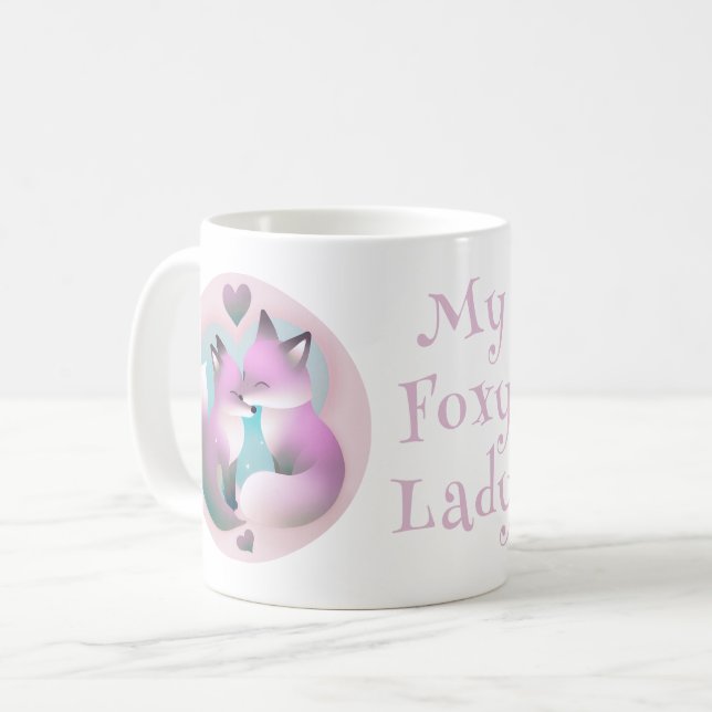 Mug Ma Foxy Lady Cute Valentine (Devant gauche)