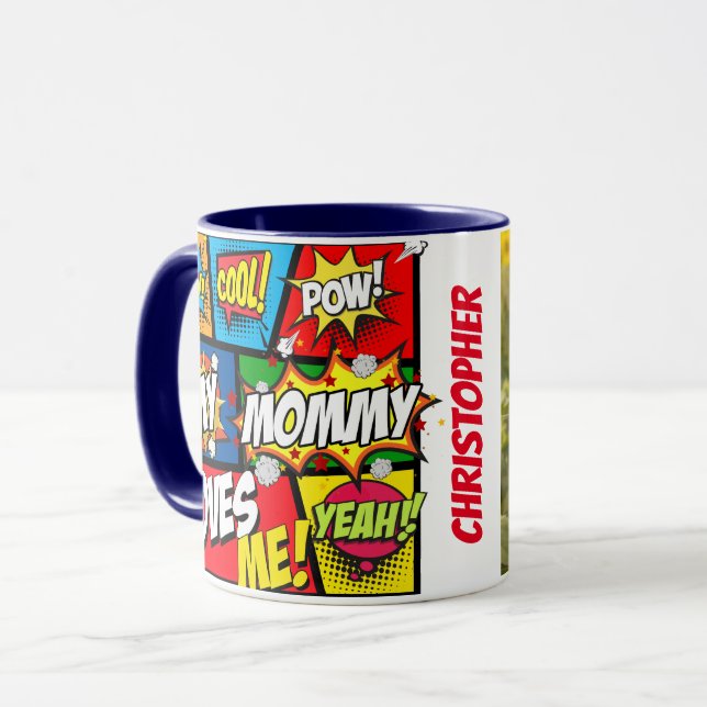 Mug Ma maman m'aime PHOTO (Devant gauche)