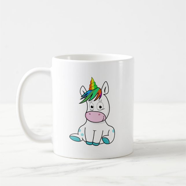 Mug Ma petite licorne mignonne (Gauche)