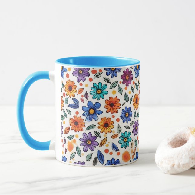 Mug Ma Petite Musique Fleur (Avec donut)