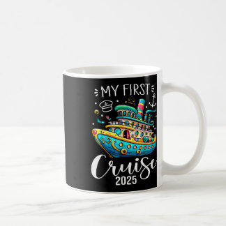 Mug Ma première croisière 2025 Cute Famille Vacation C