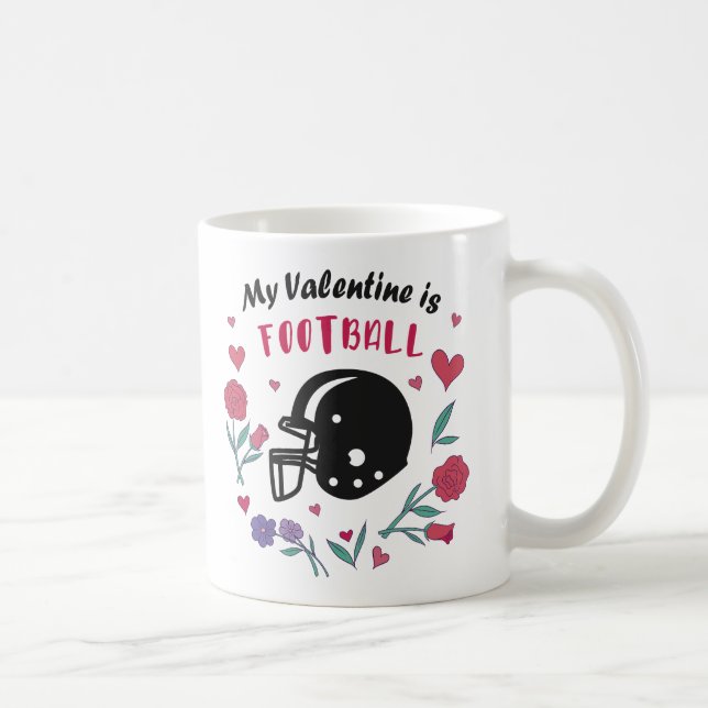 Mug Ma Saint Valentin est une carte postale Invitation (Droite)