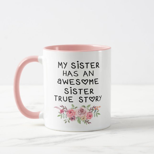 Mug Ma soeur a une incroyable histoire de soeur (Gauche)