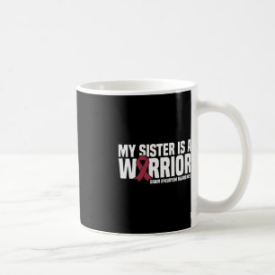 Mug Ma soeur est un guerrier Cerveau Aneurie Sensibili