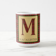 MacAlister Tartan Monogramme M