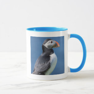 Mug Macareux Atlantique (Fratercula Arctica) Sur Une F