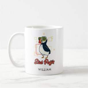 Mug Macareux Studieux Oiseau Marin Mignon Cadeau Perso