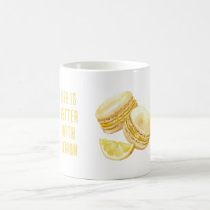 Mug Macarons Jaune Citron