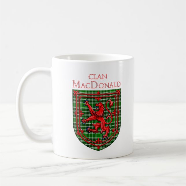 Mug MacDonald de l'Ancien Tartan des Îles (Gauche)
