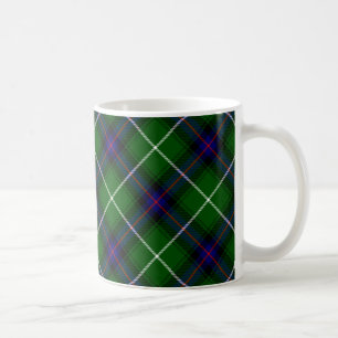 Mug MacDonald tartan bleu vert plaid