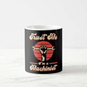Mug Machiniste mécanicien CNC Machinist Machine Idée c