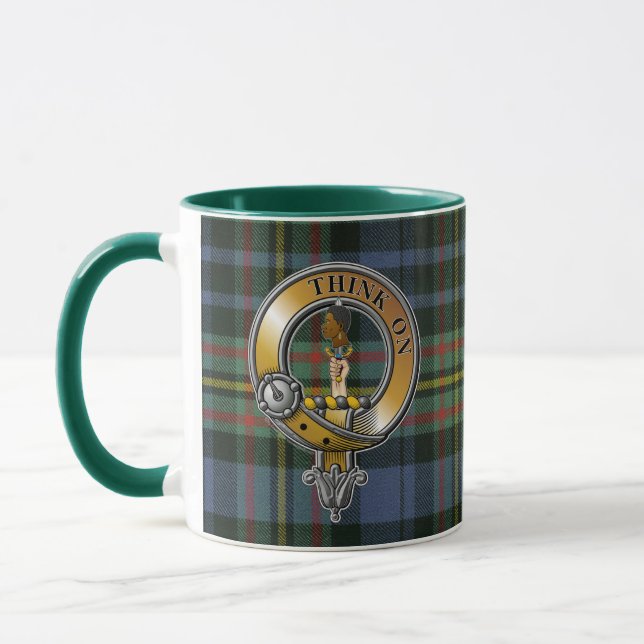 Mug MacLellan Tartan & Badge (Gauche)